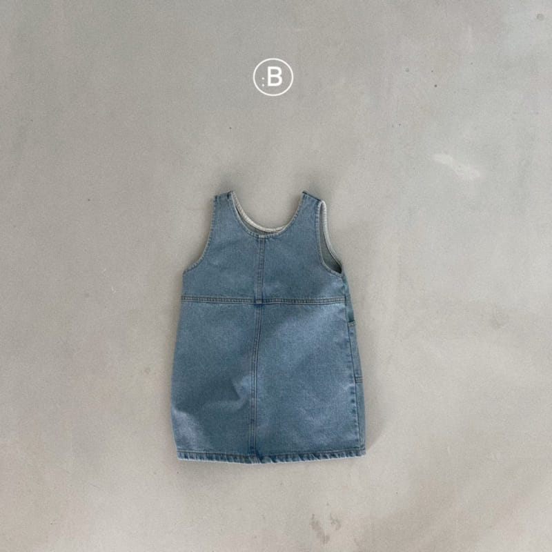 Bella Bambina - Korean Baby Fashion - #babyoutfit - Bebe Elf Denim One-Piece - 5