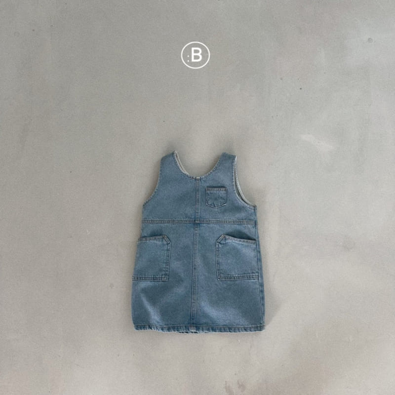 Bella Bambina - Korean Baby Fashion - #babyoutfit - Bebe Elf Denim One-Piece - 6