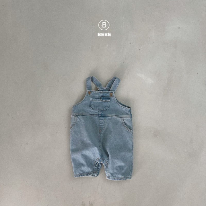 Bella Bambina - Korean Baby Fashion - #babyoutfit - Bebe Carin Dungarees Body Suit - 2
