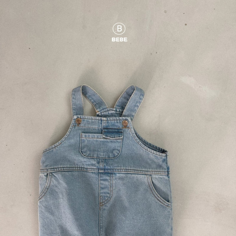 Bella Bambina - Korean Baby Fashion - #babywear - Bebe Carin Dungarees Body Suit - 4