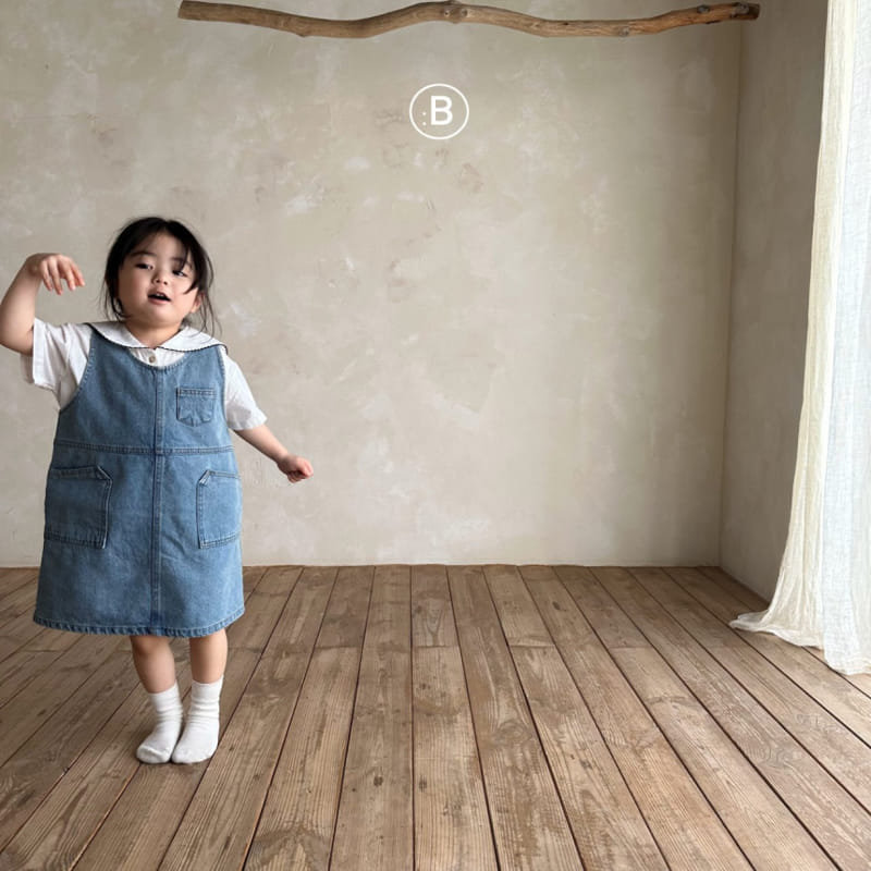 Bella Bambina - Korean Baby Fashion - #onlinebabyshop - Bebe Elf Denim One-Piece - 9