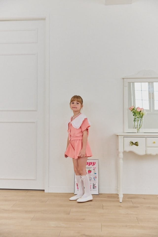 Berry Berry - Korean Children Fashion - #Kfashion4kids - Waffle Top Bottom Set - 10