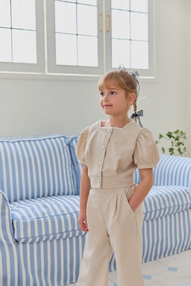 Berry Berry - Korean Children Fashion - #childofig - Career Top Bottom Set - 3