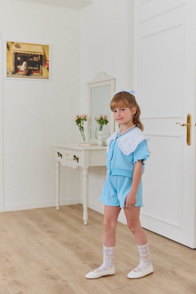 Berry Berry - Korean Children Fashion - #childrensboutique - Waffle Top Bottom Set - 3