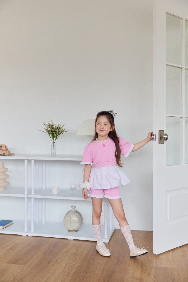 Berry Berry - Korean Children Fashion - #fashionkids - Scone Top Bottom Set - 5