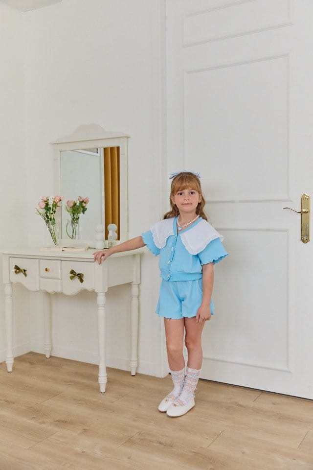 Berry Berry - Korean Children Fashion - #kidsstore - Waffle Top Bottom Set - 8