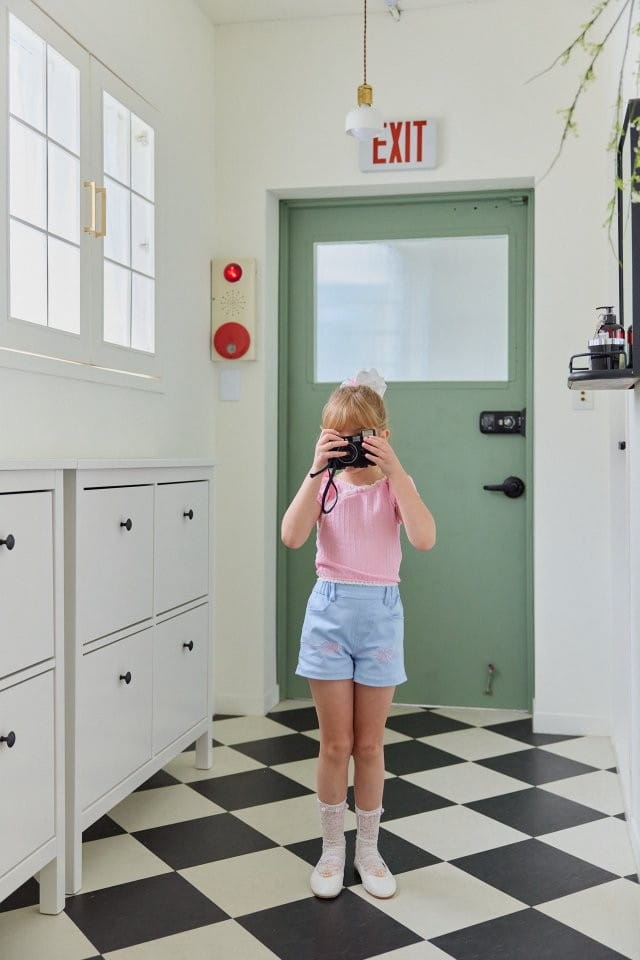 Berry Berry - Korean Children Fashion - #minifashionista - Ribbon Line Pants - 6