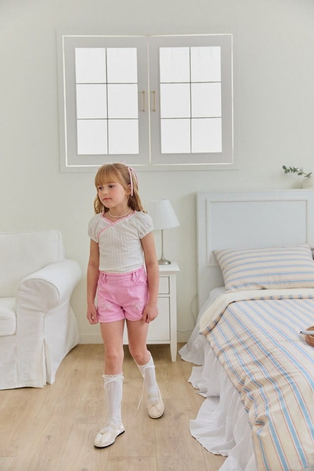 Berry Berry - Korean Children Fashion - #todddlerfashion - Ribbon Line Pants - 8