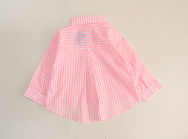 Bienvenu - Korean Children Fashion - #Kfashion4kids - Neon Orange Shirt - 11
