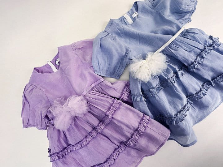 Bienvenu - Korean Children Fashion - #childofig - Corsage Kan Kan One-Piece - 9