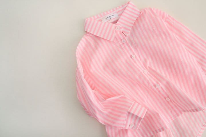 Bienvenu - Korean Children Fashion - #kidzfashiontrend - Neon Orange Shirt - 10