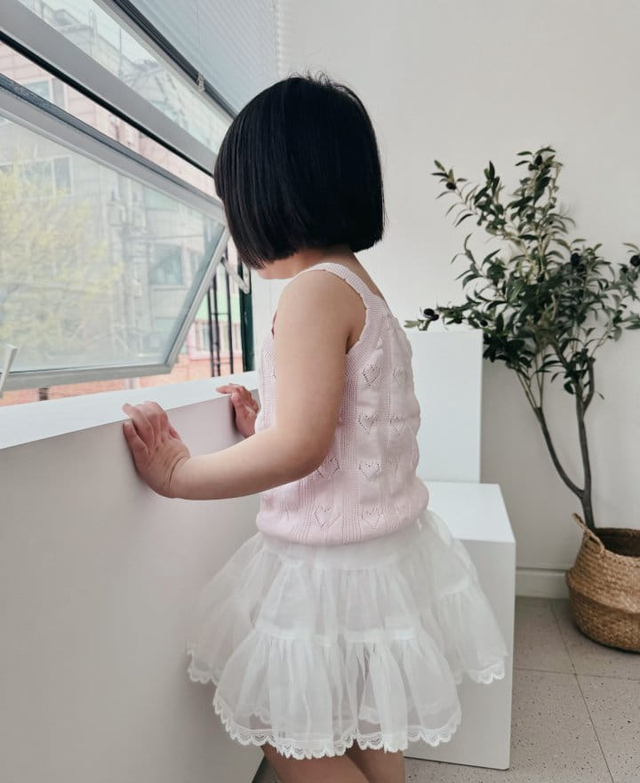 Bienvenu - Korean Children Fashion - #kidzfashiontrend - Heart Top Knit - 3