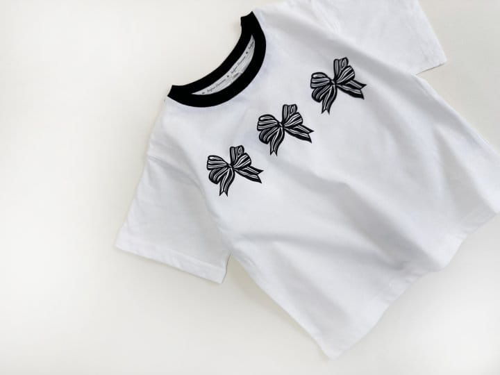 Bienvenu - Korean Children Fashion - #littlefashionista - Ribbon Tee - 9