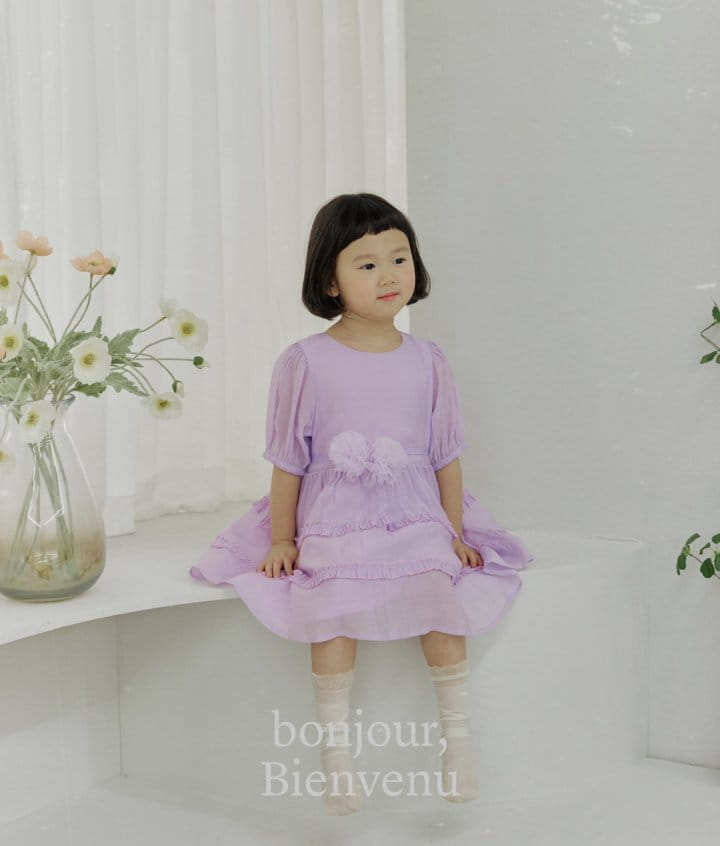 Bienvenu - Korean Children Fashion - #magicofchildhood - Corsage Kan Kan One-Piece - 4