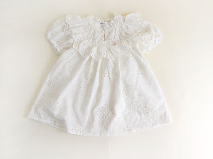 Bienvenu - Korean Children Fashion - #prettylittlegirls - Romantic Pumping One-Piece - 7