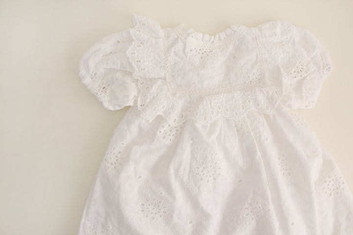 Bienvenu - Korean Children Fashion - #toddlerclothing - Romantic Pumping One-Piece - 9