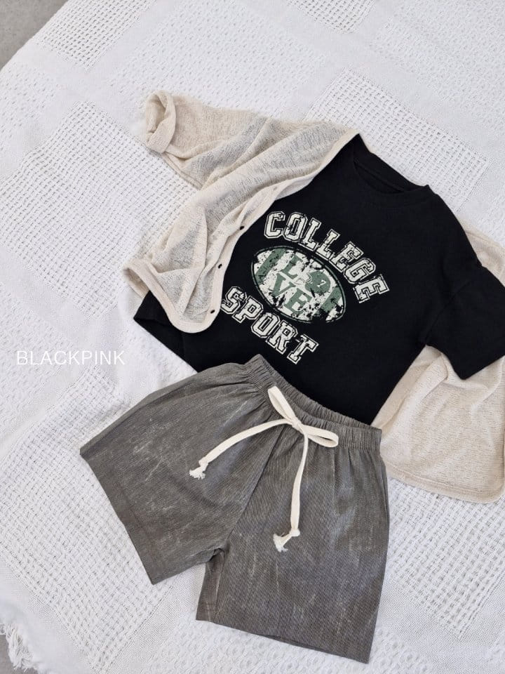 Black Pink - Korean Children Fashion - #Kfashion4kids - Love Single Tee - 8