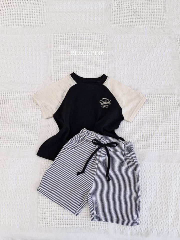 Black Pink - Korean Children Fashion - #childofig - Original Raglan Tee - 3