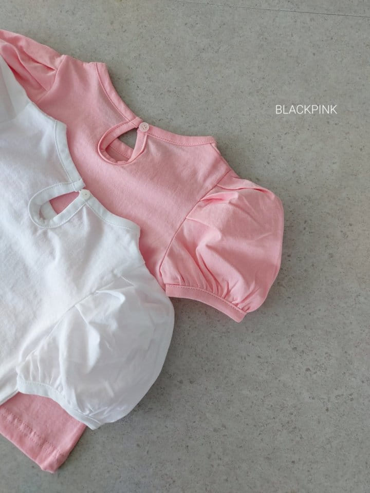 Black Pink - Korean Children Fashion - #childrensboutique - Joy Puff Tee - 8