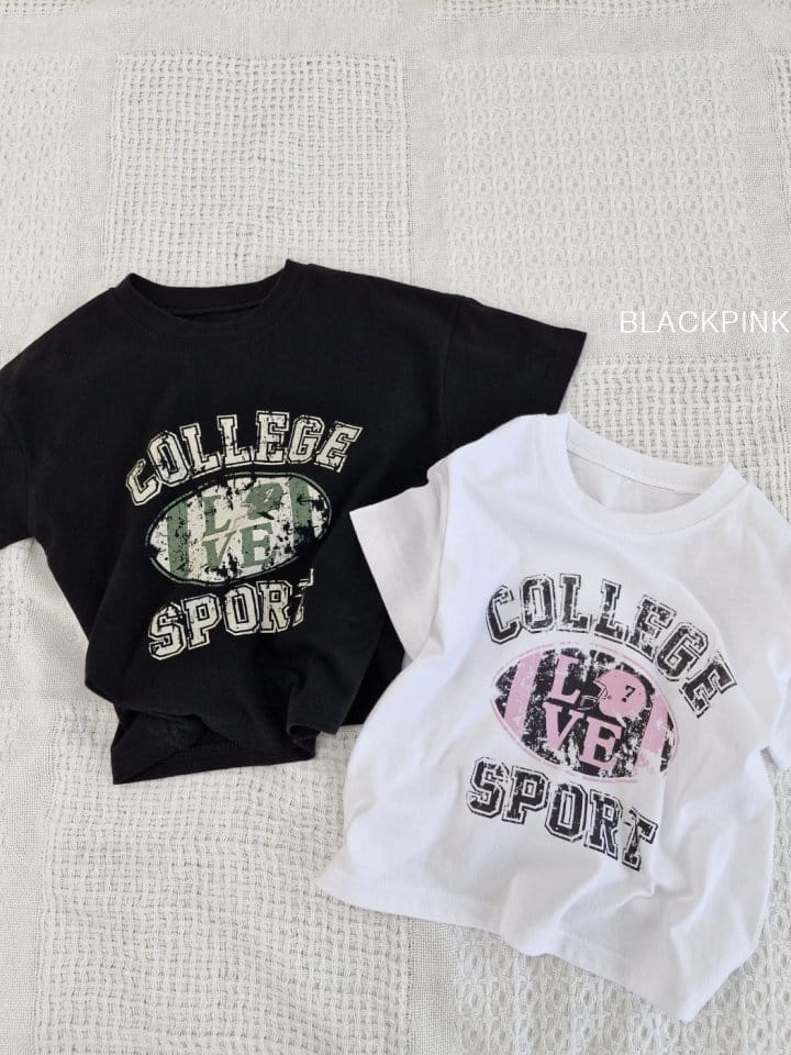 Black Pink - Korean Children Fashion - #designkidswear - Love Single Tee - 2