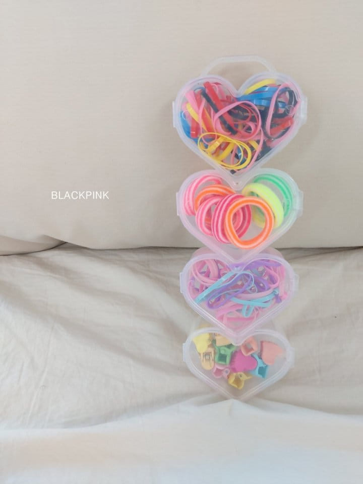 Black Pink - Korean Children Fashion - #fashionkids - Random Heart Case - 3