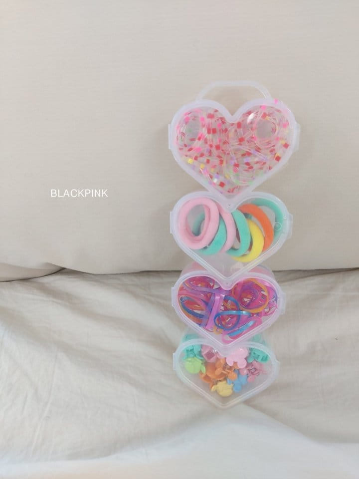 Black Pink - Korean Children Fashion - #fashionkids - Random Heart Case - 4
