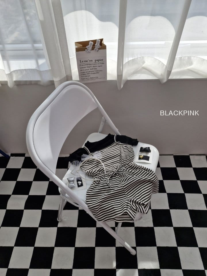 Black Pink - Korean Children Fashion - #kidsshorts - Colorful Jumpsuit - 3