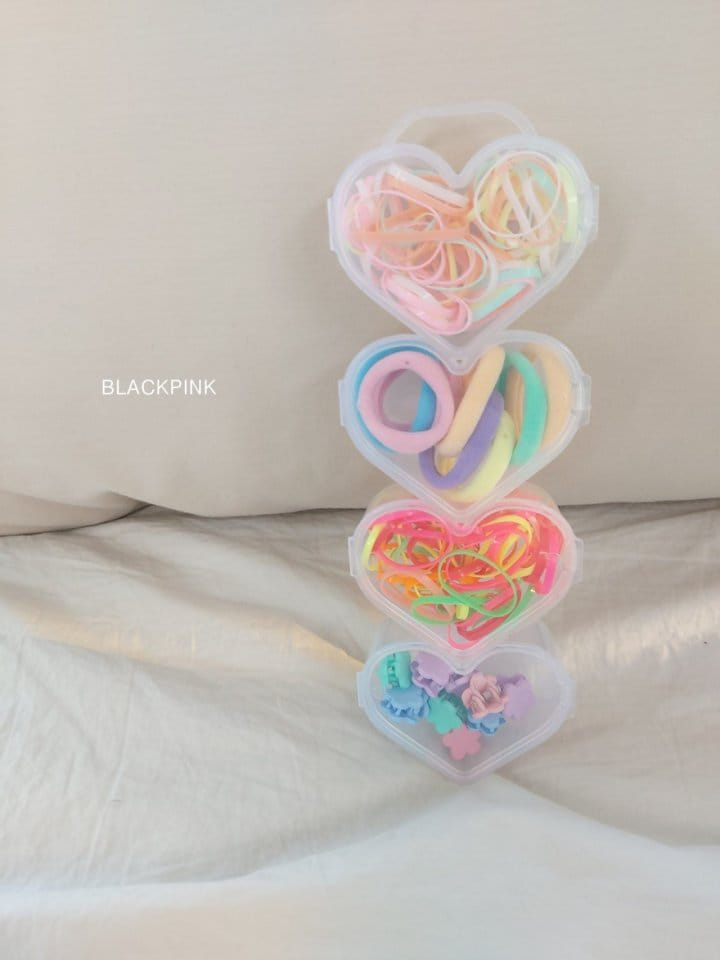Black Pink - Korean Children Fashion - #kidsstore - Random Heart Case - 5