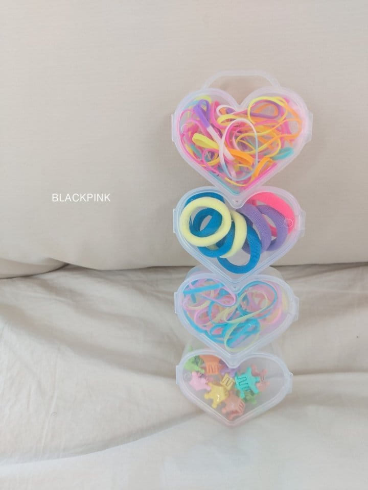 Black Pink - Korean Children Fashion - #kidzfashiontrend - Random Heart Case - 6