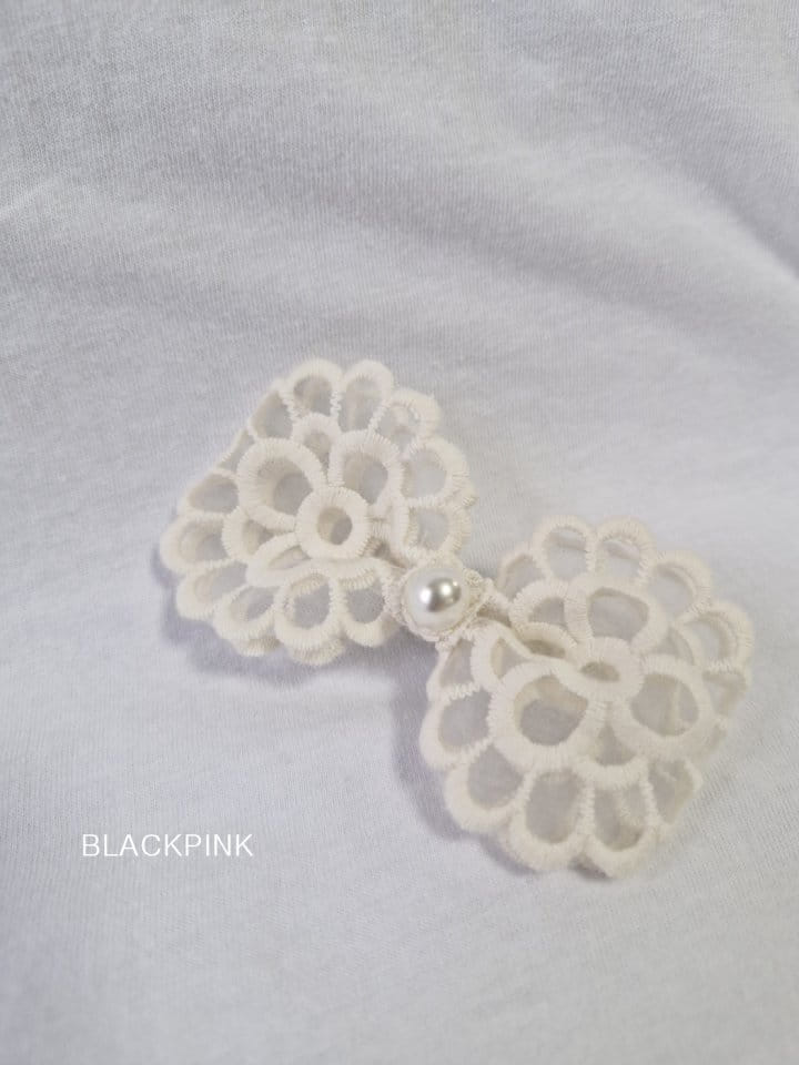 Black Pink - Korean Children Fashion - #kidzfashiontrend - Eva Lace Pin