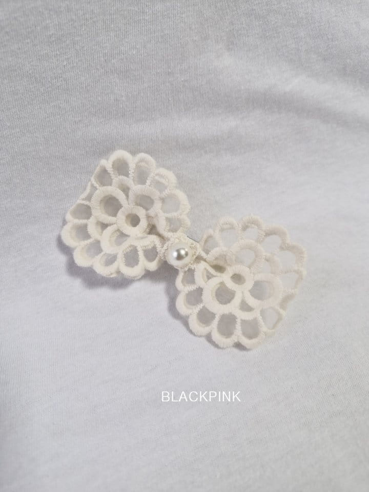 Black Pink - Korean Children Fashion - #littlefashionista - Eva Lace Pin - 3