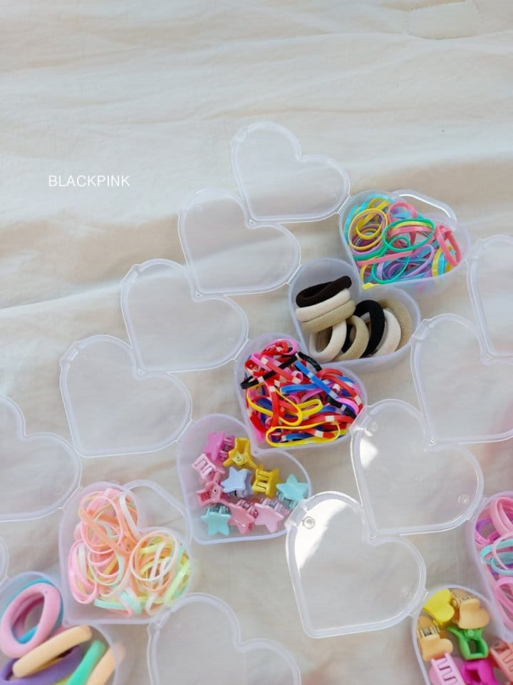 Black Pink - Korean Children Fashion - #minifashionista - Random Heart Case - 10
