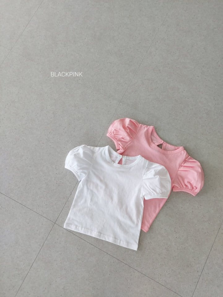 Black Pink - Korean Children Fashion - #magicofchildhood - Joy Puff Tee - 4