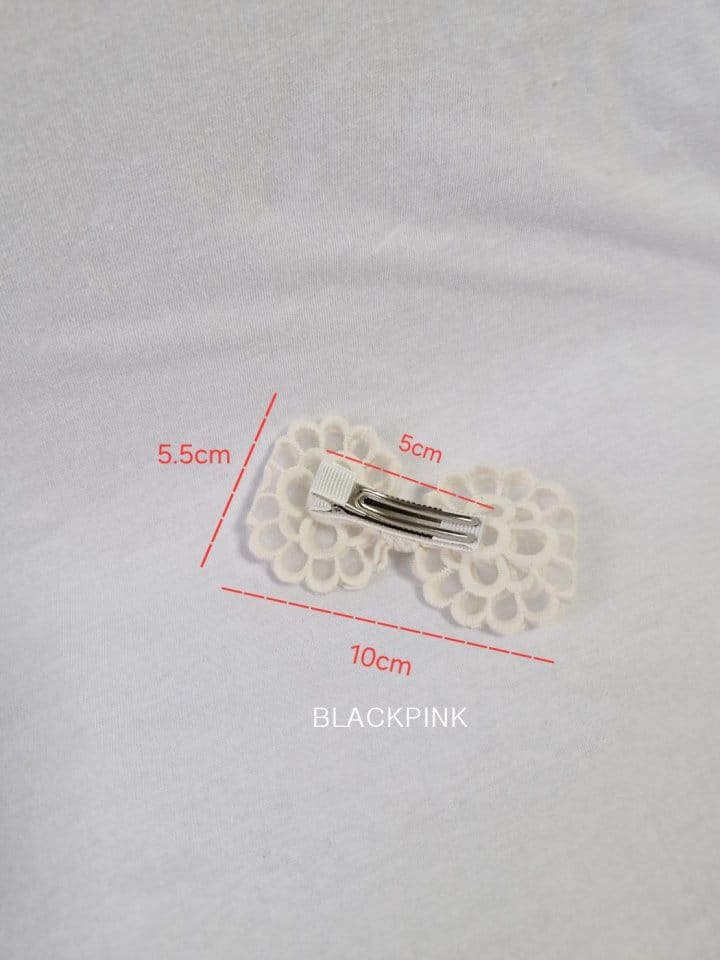 Black Pink - Korean Children Fashion - #minifashionista - Eva Lace Pin - 5