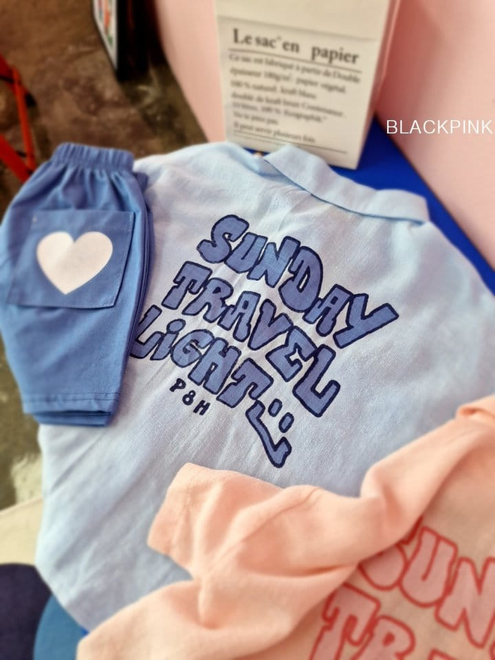 Black Pink - Korean Children Fashion - #todddlerfashion - SUNDAY Shirt - 5