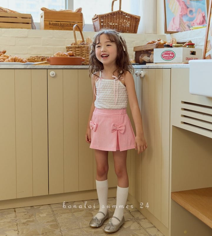 Bonaloi - Korean Children Fashion - #fashionkids - Mayo Sleeveless Tee - 6