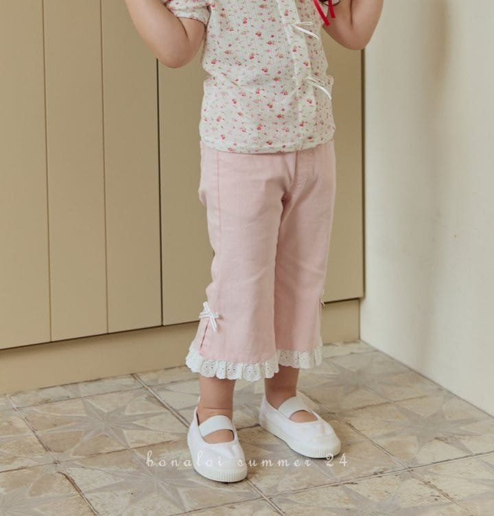 Bonaloi - Korean Children Fashion - #kidzfashiontrend - Saint Span Pants - 5