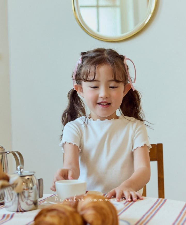 Bonaloi - Korean Children Fashion - #prettylittlegirls - Soft Interlon Tee