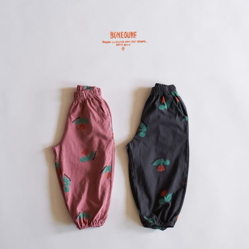 Boneoune - Korean Children Fashion - #childrensboutique - Mignon Single Jogger Pants