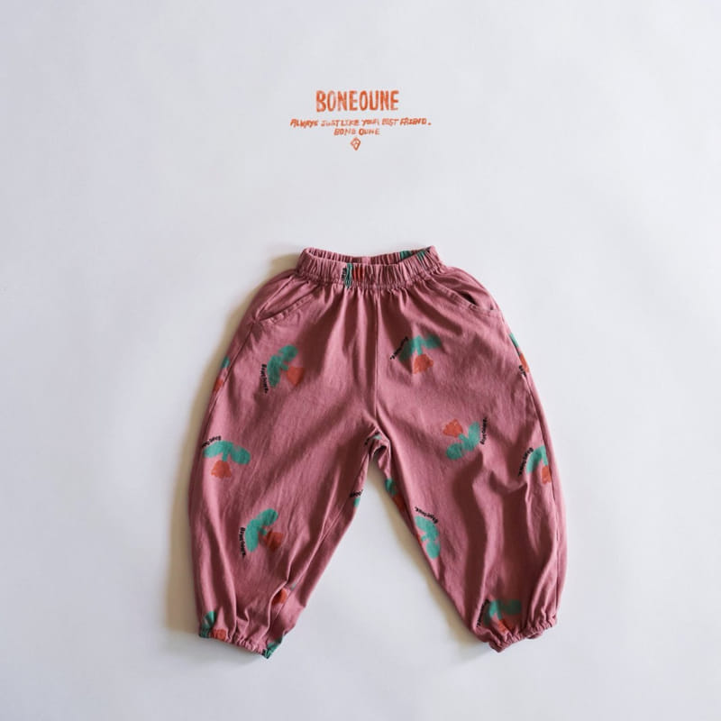 Boneoune - Korean Children Fashion - #designkidswear - Mignon Single Jogger Pants - 2