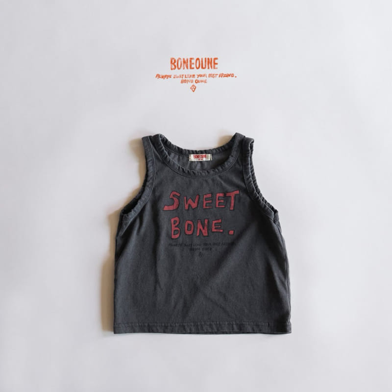 Boneoune - Korean Children Fashion - #childrensboutique - Sweet Non Sleeve Tee - 4
