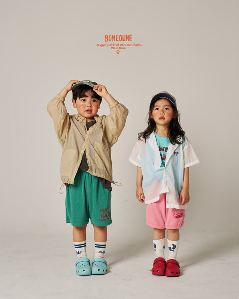 Boneoune - Korean Children Fashion - #discoveringself - Smurf Waffle Shorts - 9