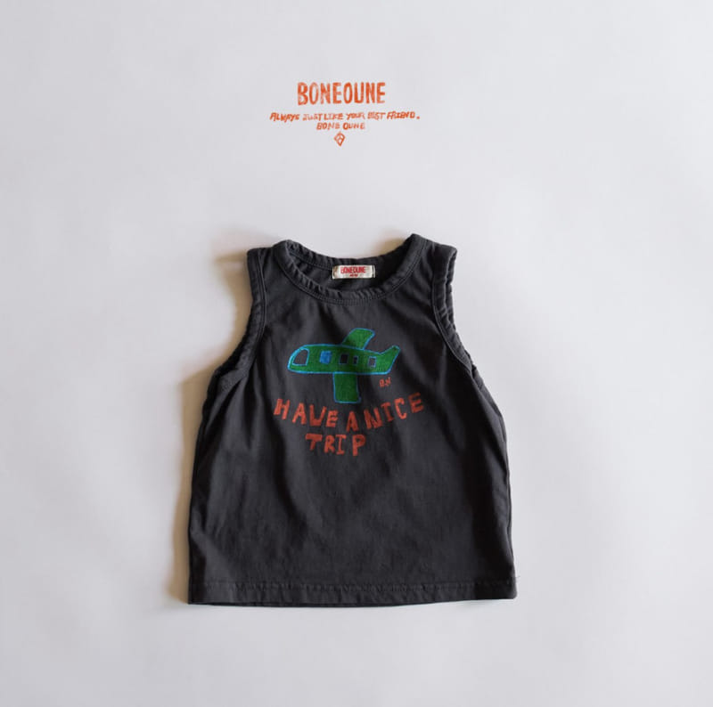 Boneoune - Korean Children Fashion - #littlefashionista - plane Non Sleeve Tee - 11