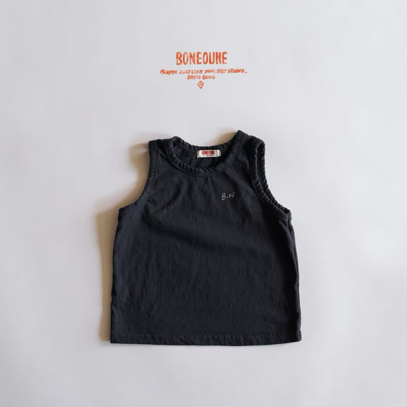 Boneoune - Korean Children Fashion - #magicofchildhood - Basic Non Sleeve Tee - 10