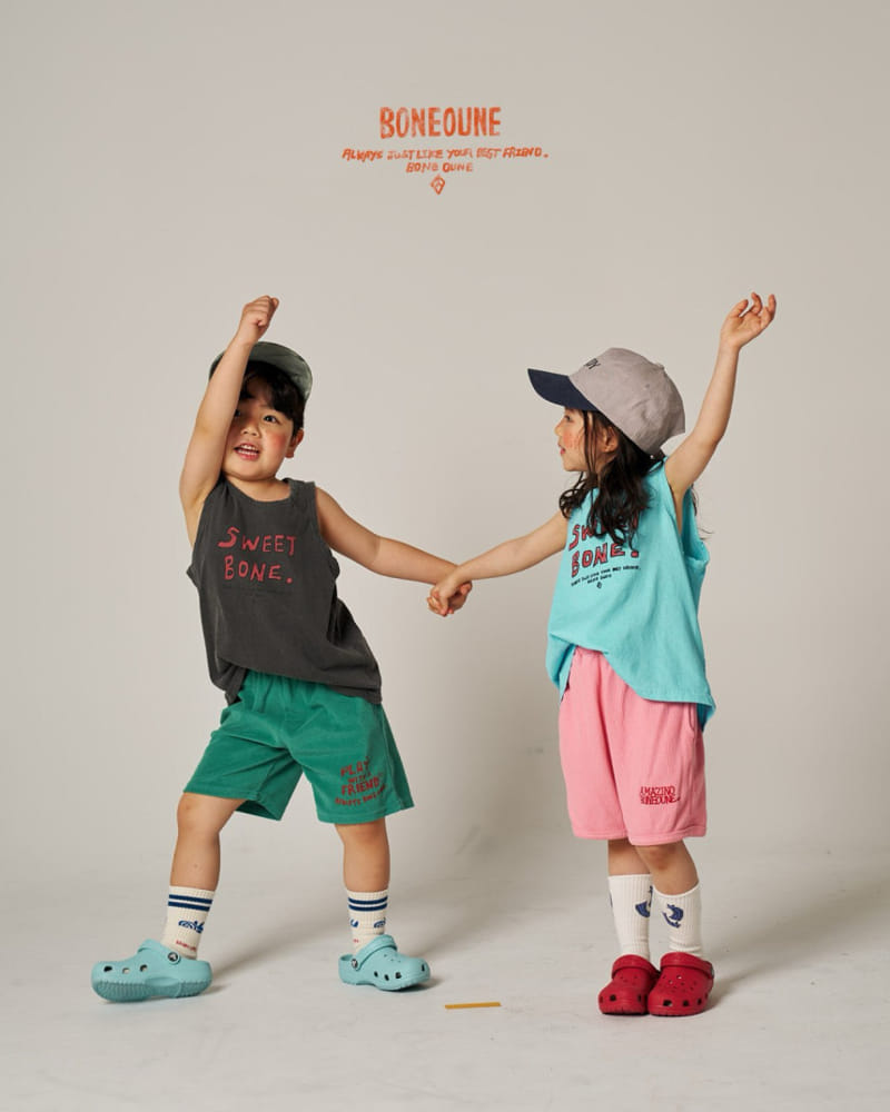 Boneoune - Korean Children Fashion - #stylishchildhood - Smurf Waffle Shorts - 5