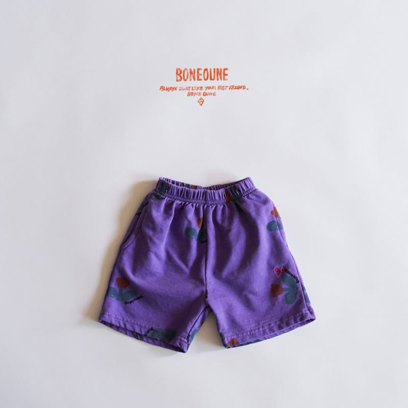 Boneoune - Korean Children Fashion - #toddlerclothing - Mignon Flower Shorts - 2