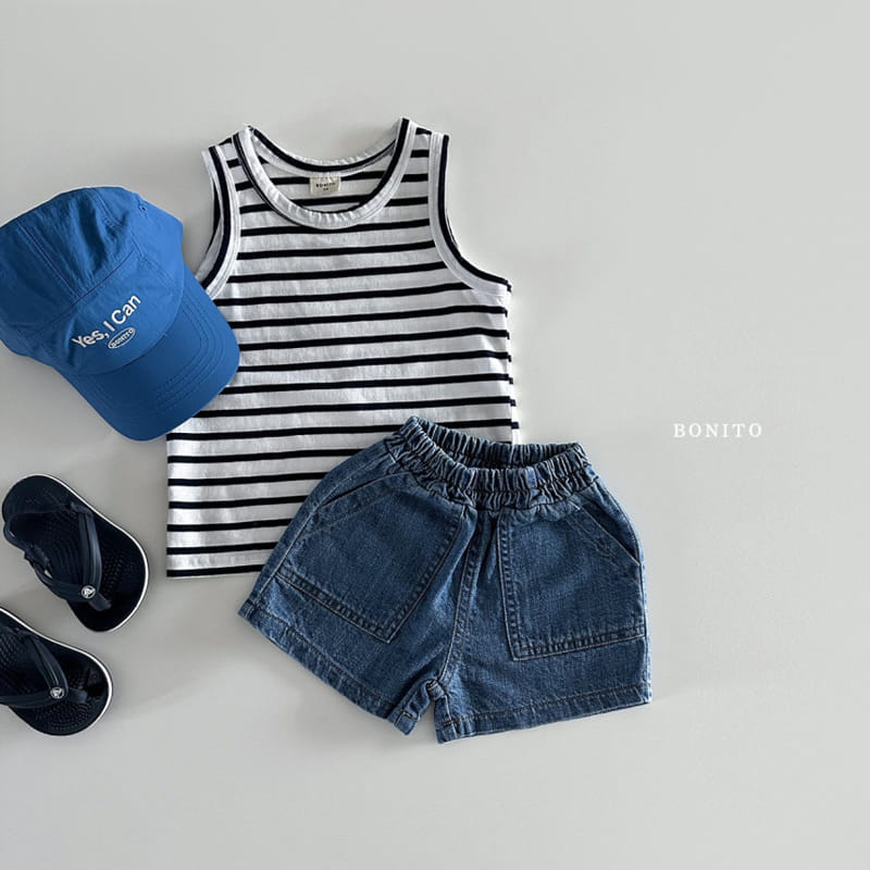 Bonito - Korean Baby Fashion - #babyboutiqueclothing - ST Sleeveless Tee - 6