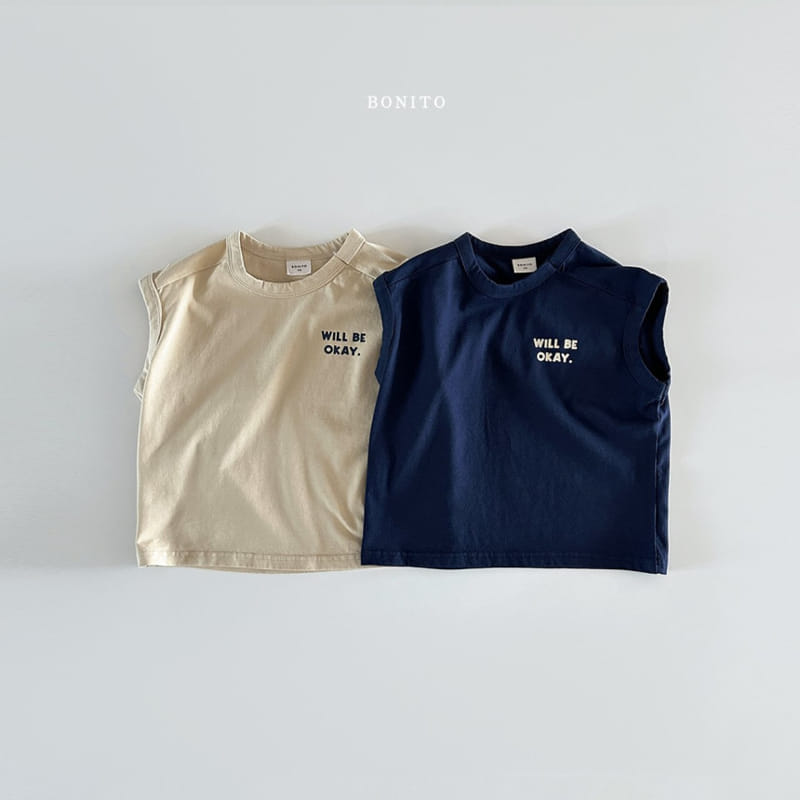 Bonito - Korean Baby Fashion - #babyboutiqueclothing - Okay Sleeveless Tee