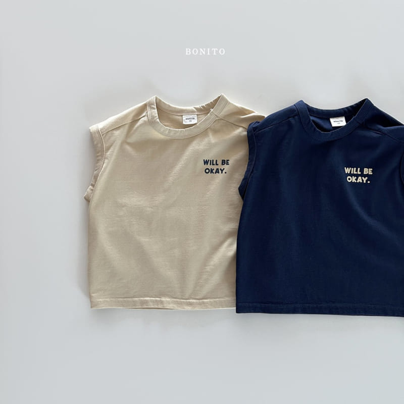 Bonito - Korean Baby Fashion - #babyclothing - Okay Sleeveless Tee - 2