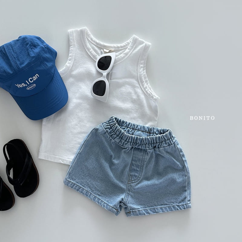 Bonito - Korean Baby Fashion - #babyclothing - 1+1 Sleeveless Tee - 11
